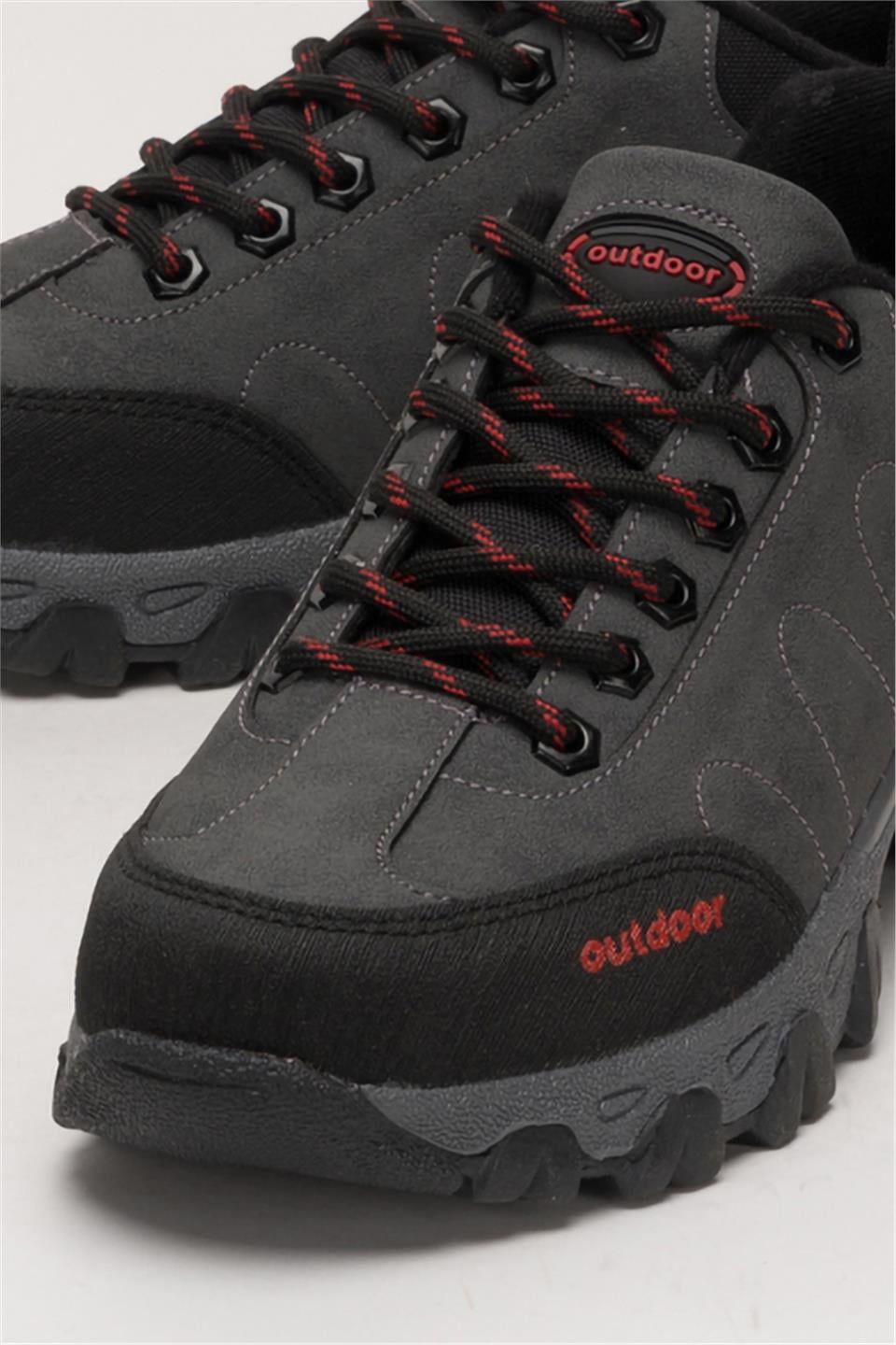 Soğuk Geçirmez Unisex Outdoor Trekking Bot Ayakkabı GRİ