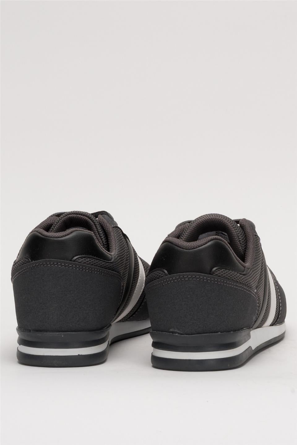 Unisex Airfile İnce Taban Spor Ayakkabı FÜME-SİYAH