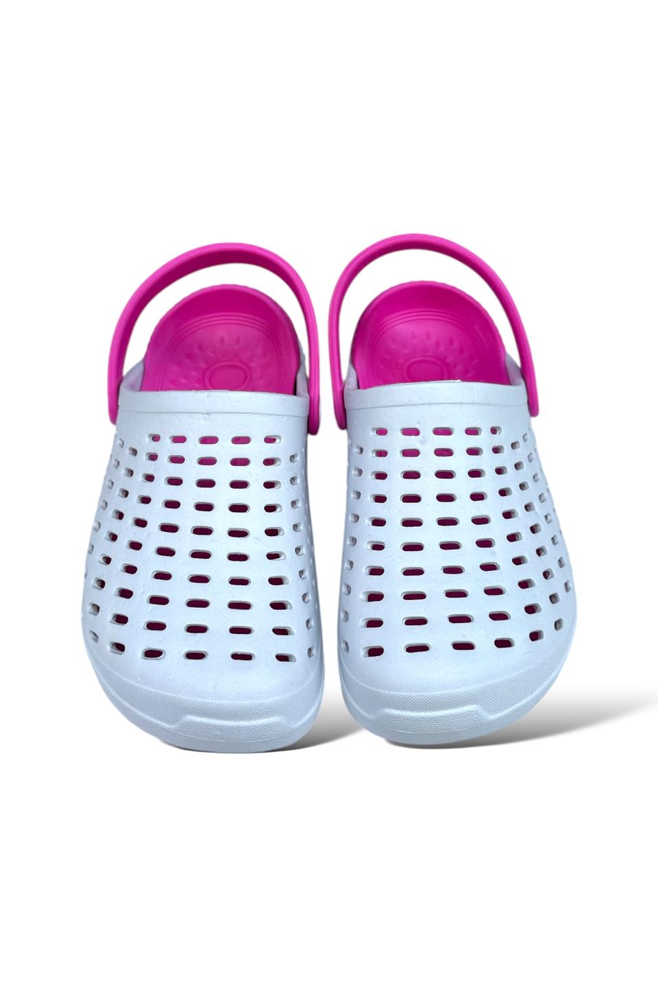 Unisex Comfort Eva Taban Terlik BEYAZ - PEMBE