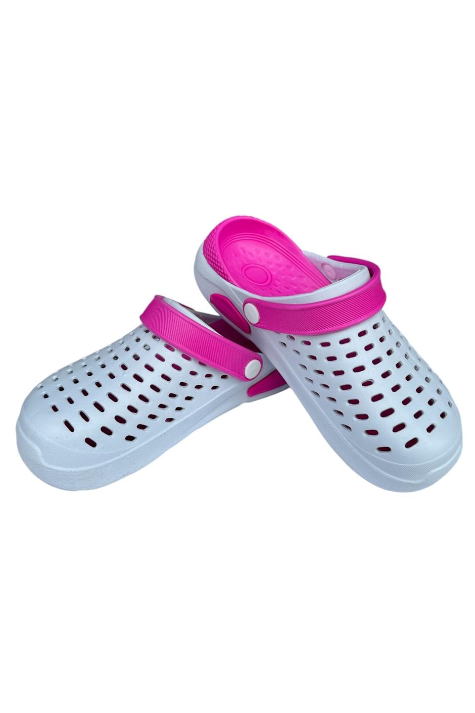 Unisex Comfort Eva Taban Terlik BEYAZ - PEMBE