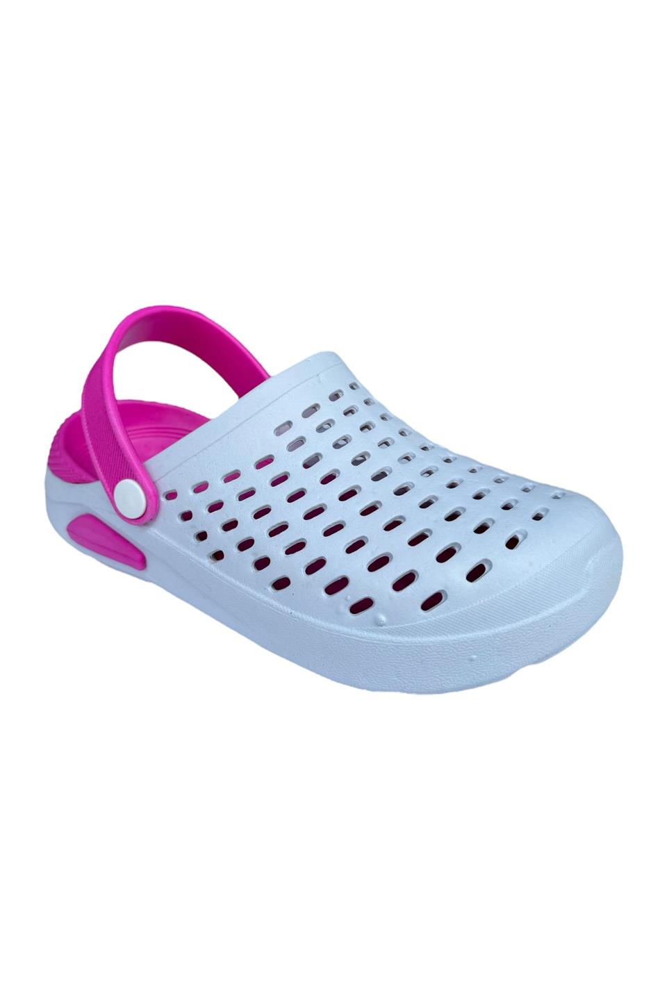 Unisex Comfort Eva Taban Terlik BEYAZ - PEMBE