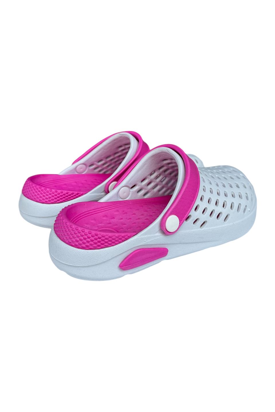 Unisex Comfort Eva Taban Terlik BEYAZ - PEMBE