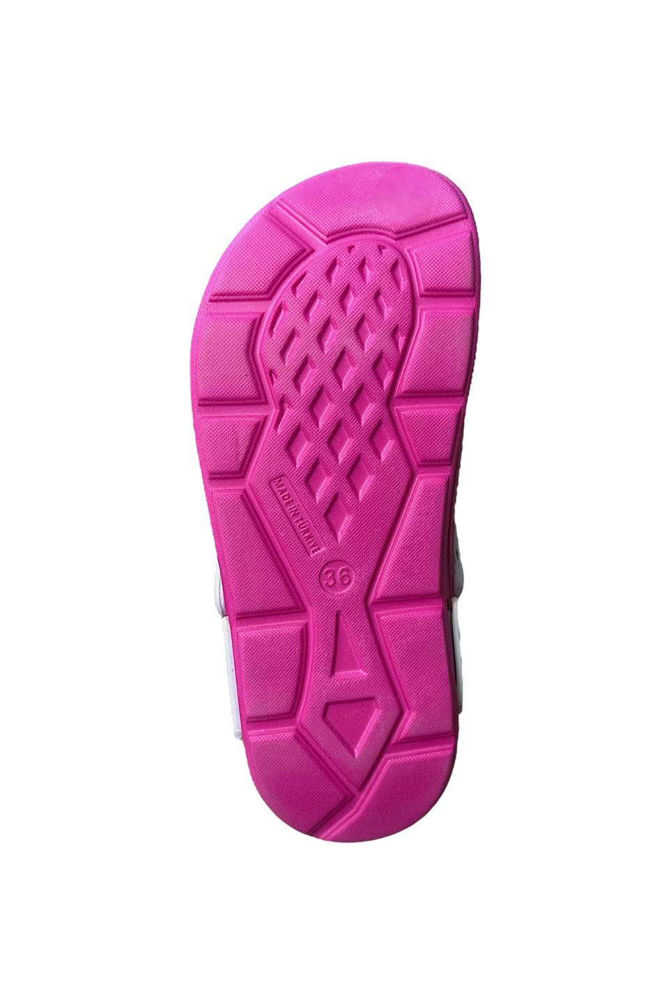 Unisex Comfort Eva Taban Terlik PEMBE - BEYAZ