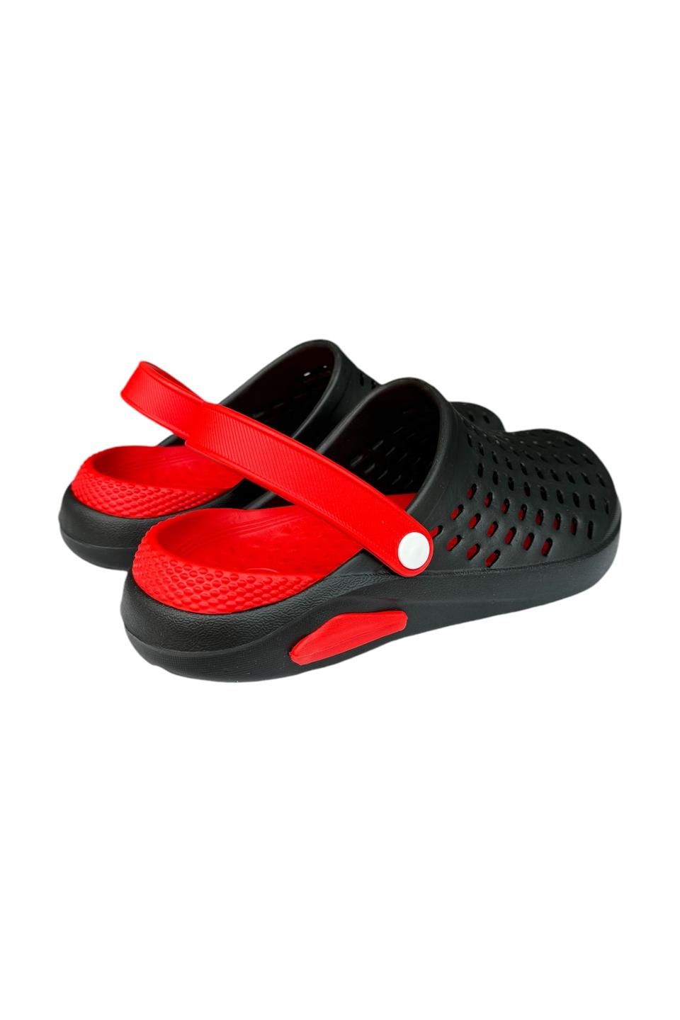 Unisex Comfort Eva Taban Terlik SİYAH - KIRMIZI