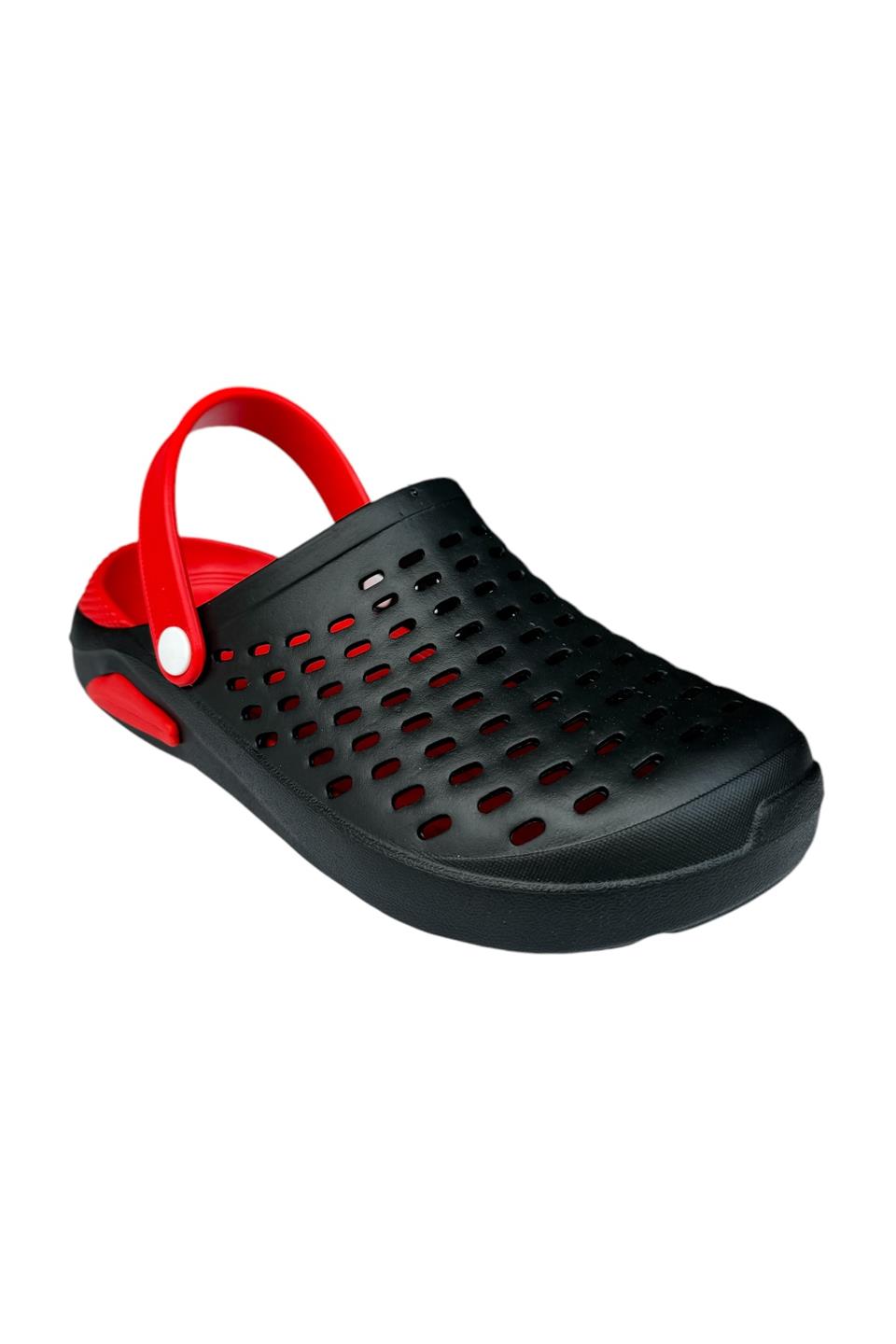 Unisex Comfort Eva Taban Terlik SİYAH - KIRMIZI