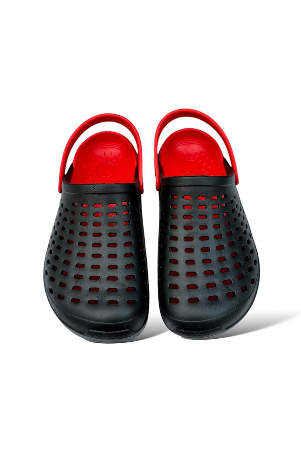 Unisex Comfort Eva Taban Terlik SİYAH - KIRMIZI
