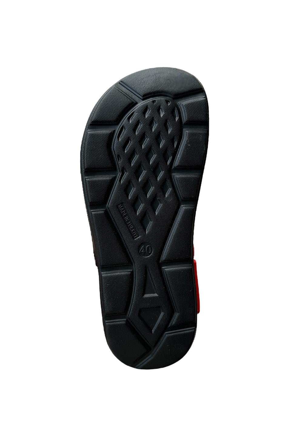 Unisex Comfort Eva Taban Terlik SİYAH - KIRMIZI