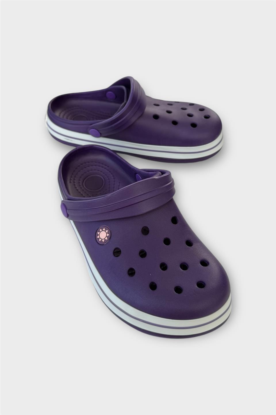 Unisex Confort Hafif Medikal Hemşire Sabo Terlik MOR