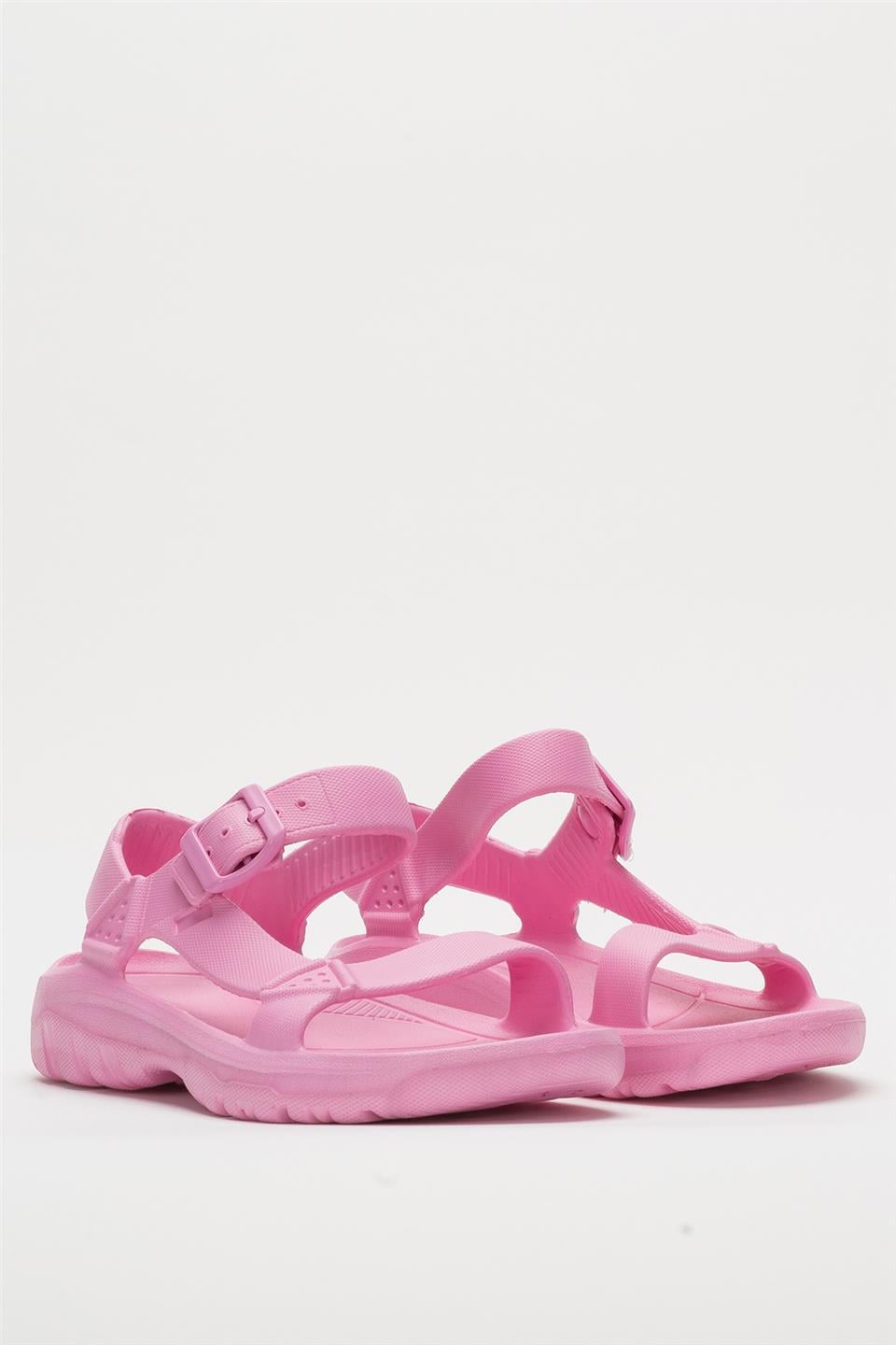 Unisex Eva Spor Kaymaz Yürüyüş Sandaleti PEMBE