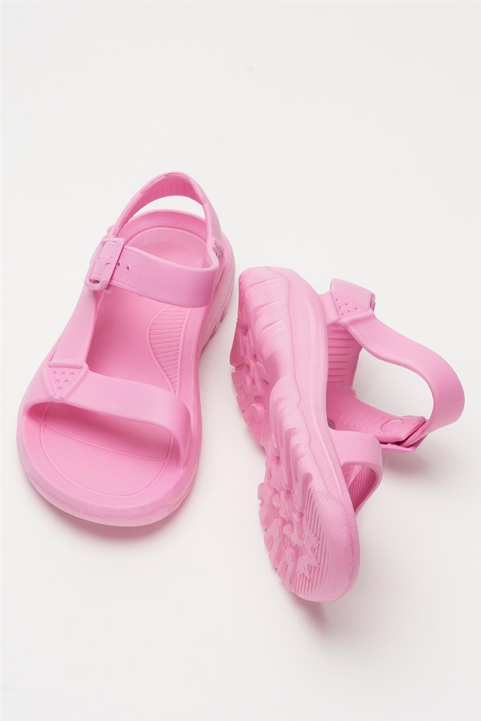 Unisex Eva Spor Kaymaz Yürüyüş Sandaleti PEMBE