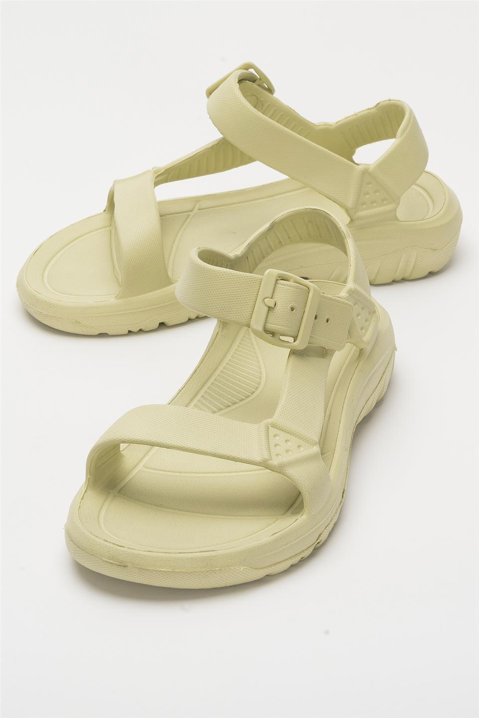 Unisex Eva Spor Kaymaz Yürüyüş Sandaleti YEŞİL