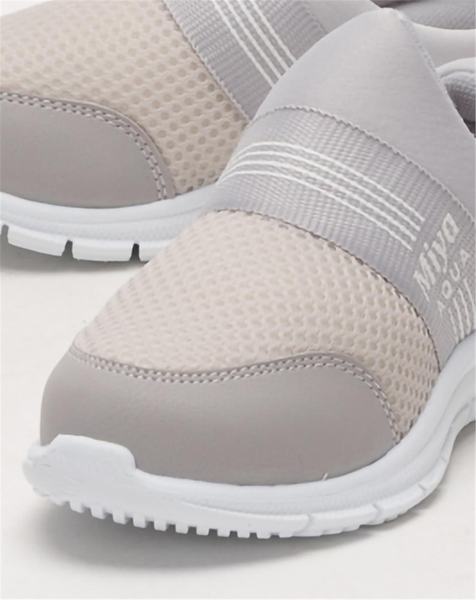 Unisex Lastilkli Hafif Airfle Çocuk Spor Ayakkabı  GRİ