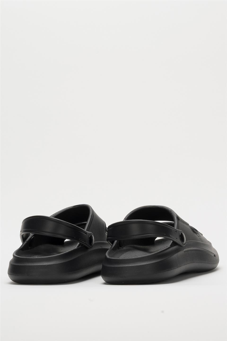 Unisex Ortopedik Deniz Havuz Terliği Sandalet SİYAH