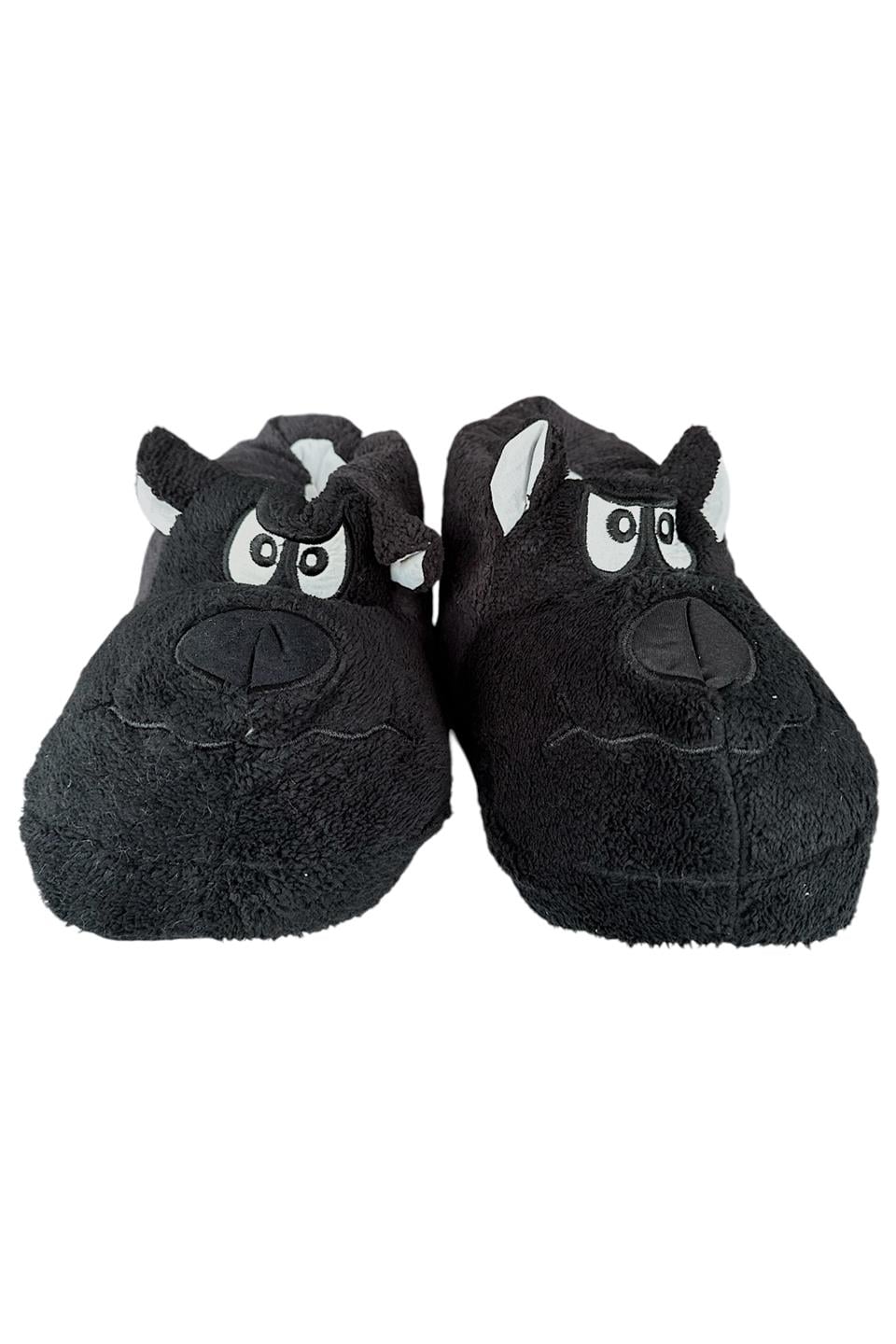 Unisex Panduf Ses Yapmayan Ev Patiği SİYAH