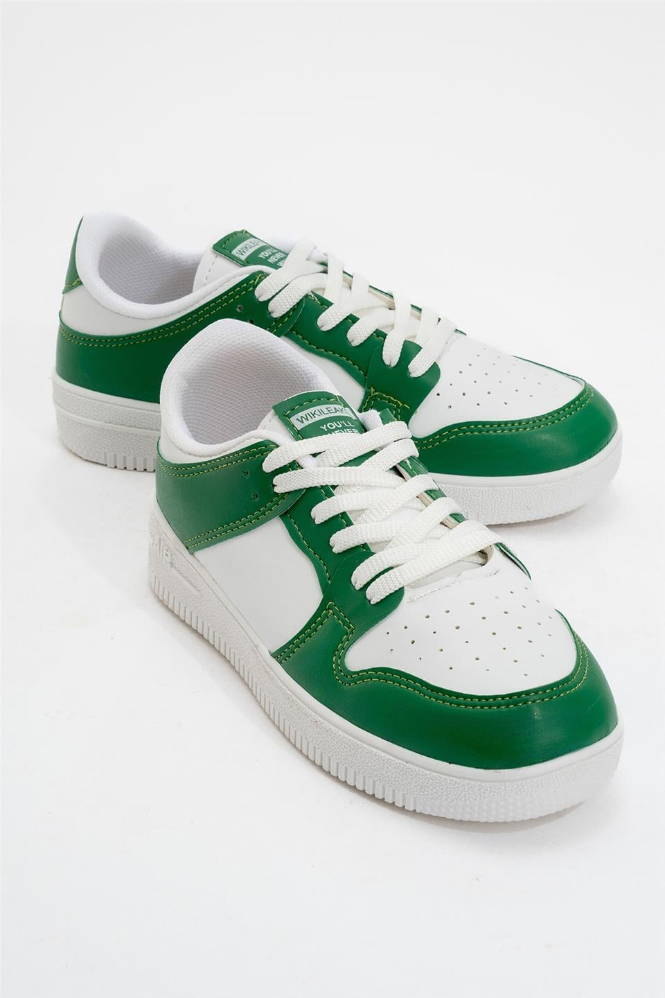 Unisex Spor Sneaker Ayakkabı BEYAZ - YEŞİL