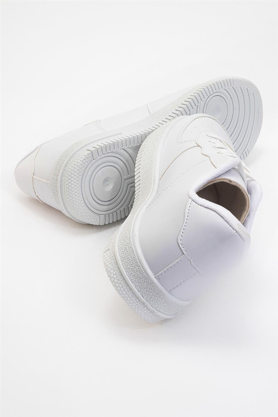 Unisex Spor Sneaker Ayakkabı BEYAZ