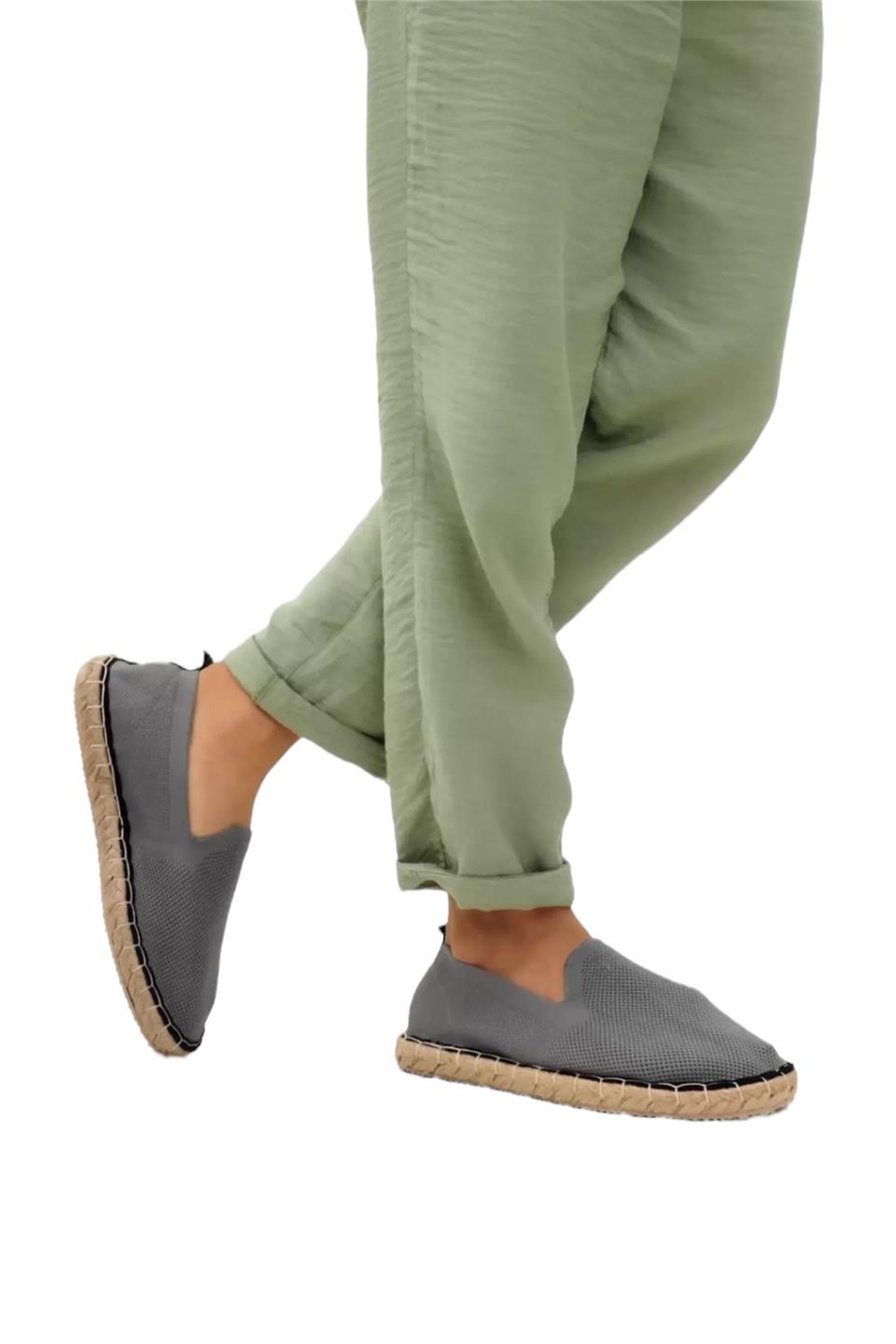 Unisex Triko Espadril GRI