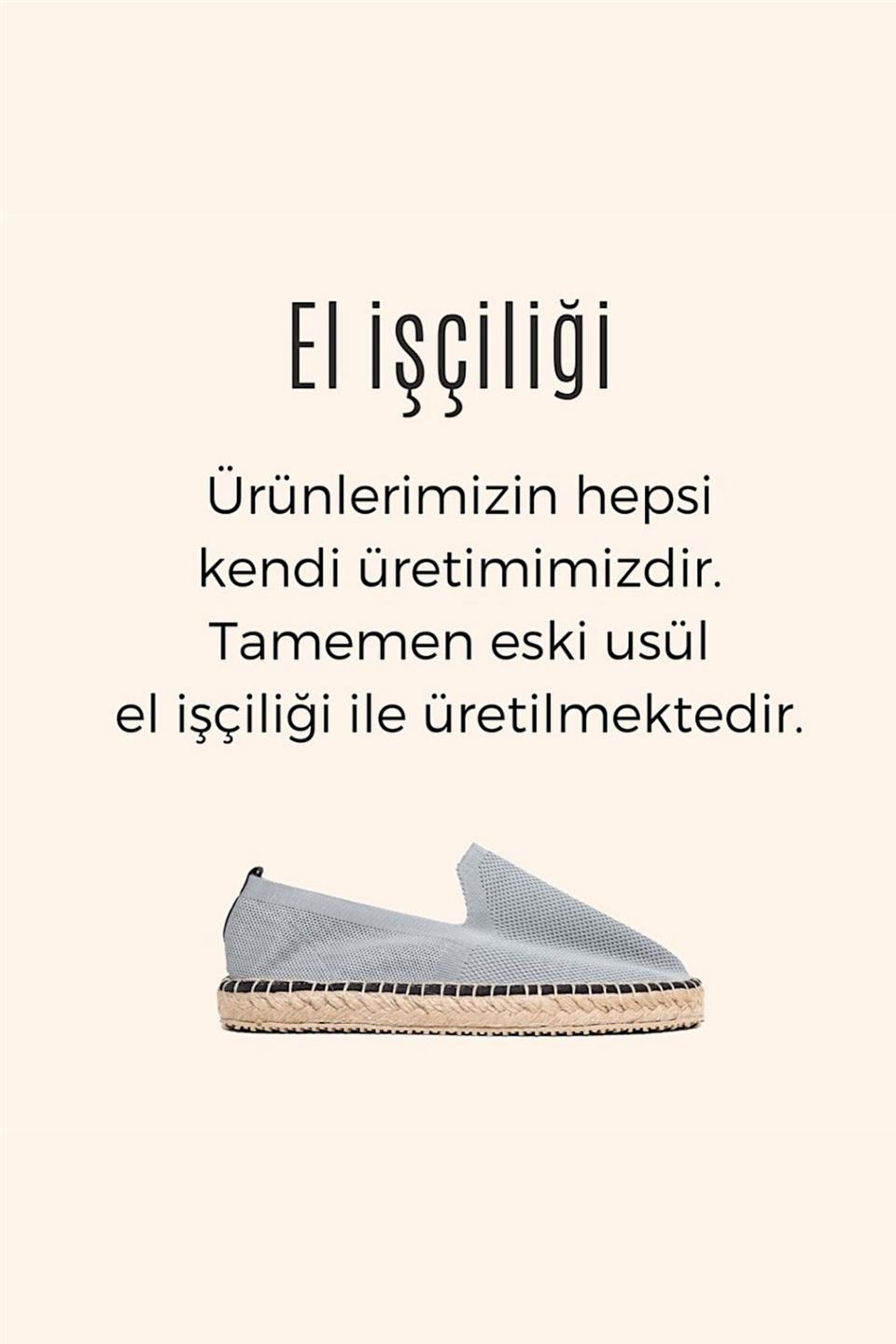 Unisex Triko Espadril GRI