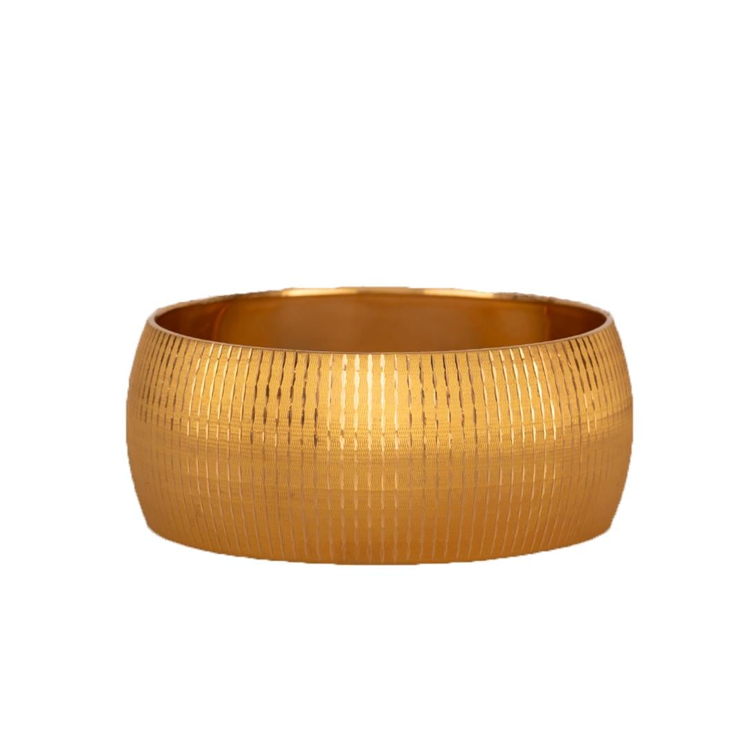 35 Gram (Gr) 40mm Manolya Model Mega Bilezik 22 Ayar Yatırımlık İşçiliksiz