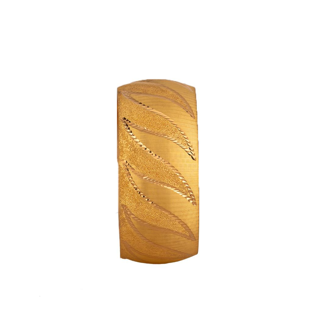 40 Gram (Gr) 40mm Rüzgar 1 Model Mega Bilezik 22 Ayar Yatırımlık İşçiliksiz