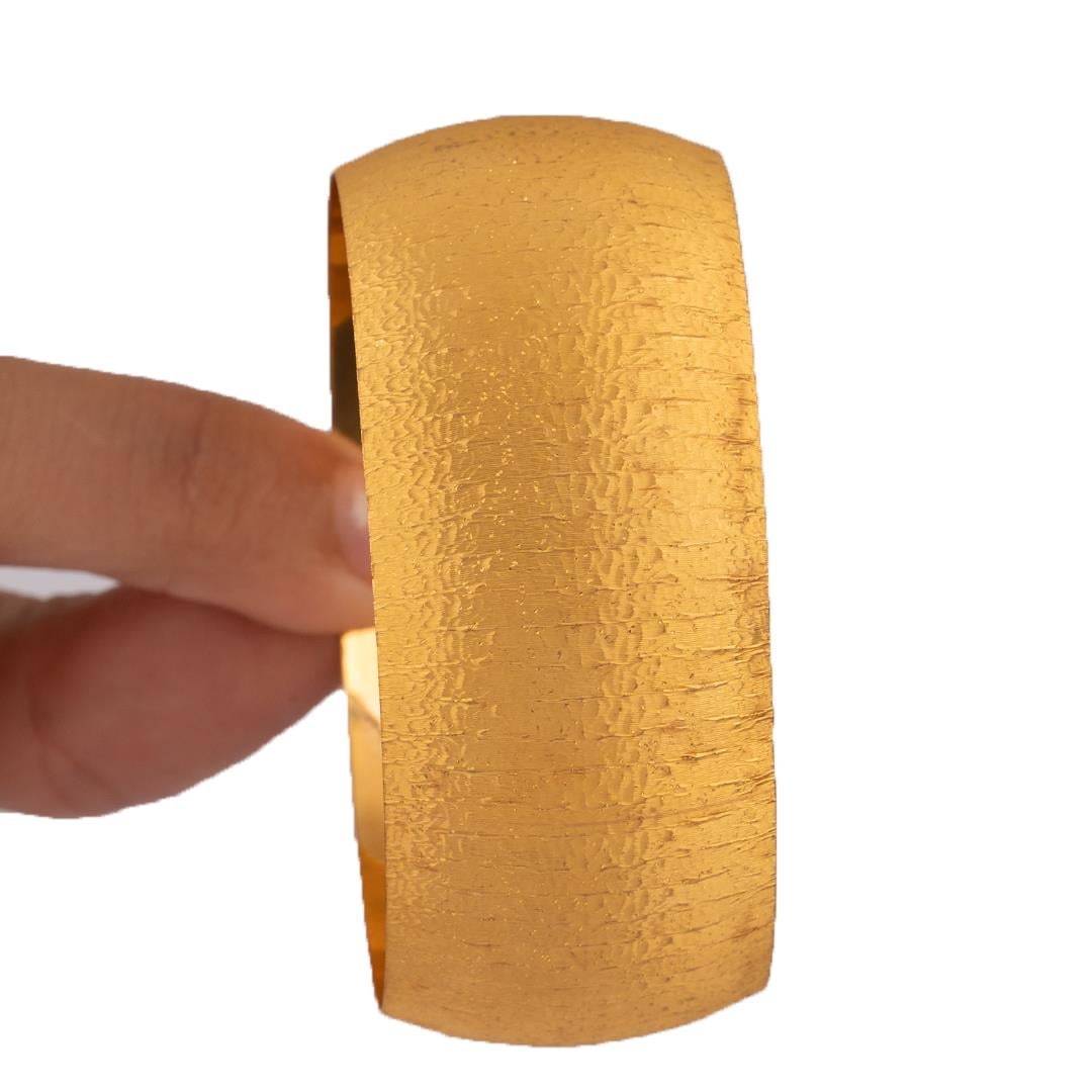40 Gram (Gr) 40mm Simli Model Mega Bilezik 22 Ayar Yatırımlık İşçiliksiz