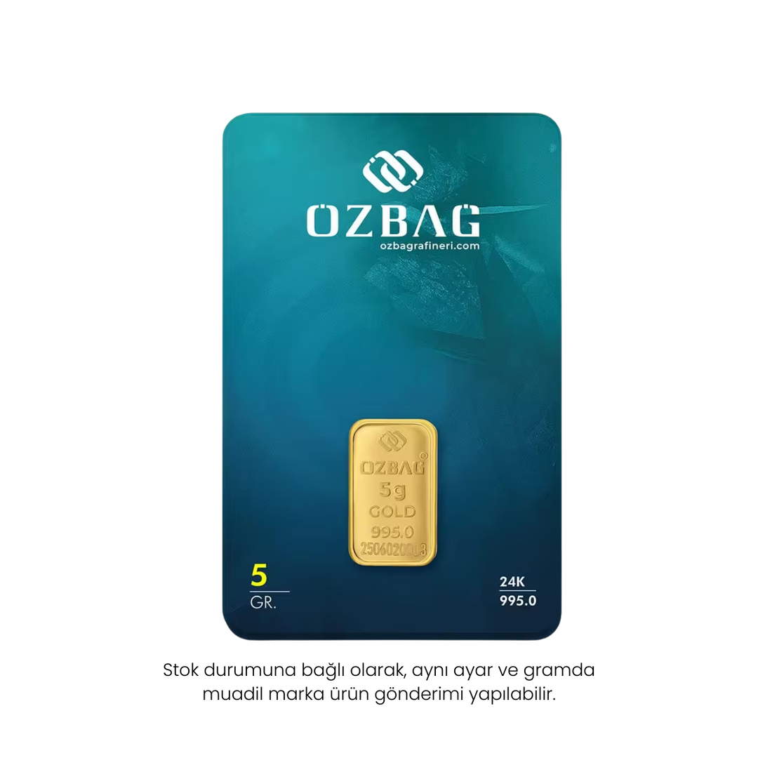 5 Gr 24 Ayar Gram Altın