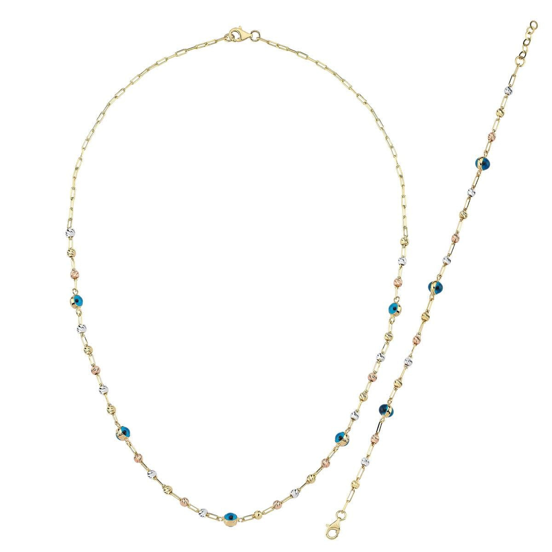 ALTIN NAZAR BONCUKLU SET