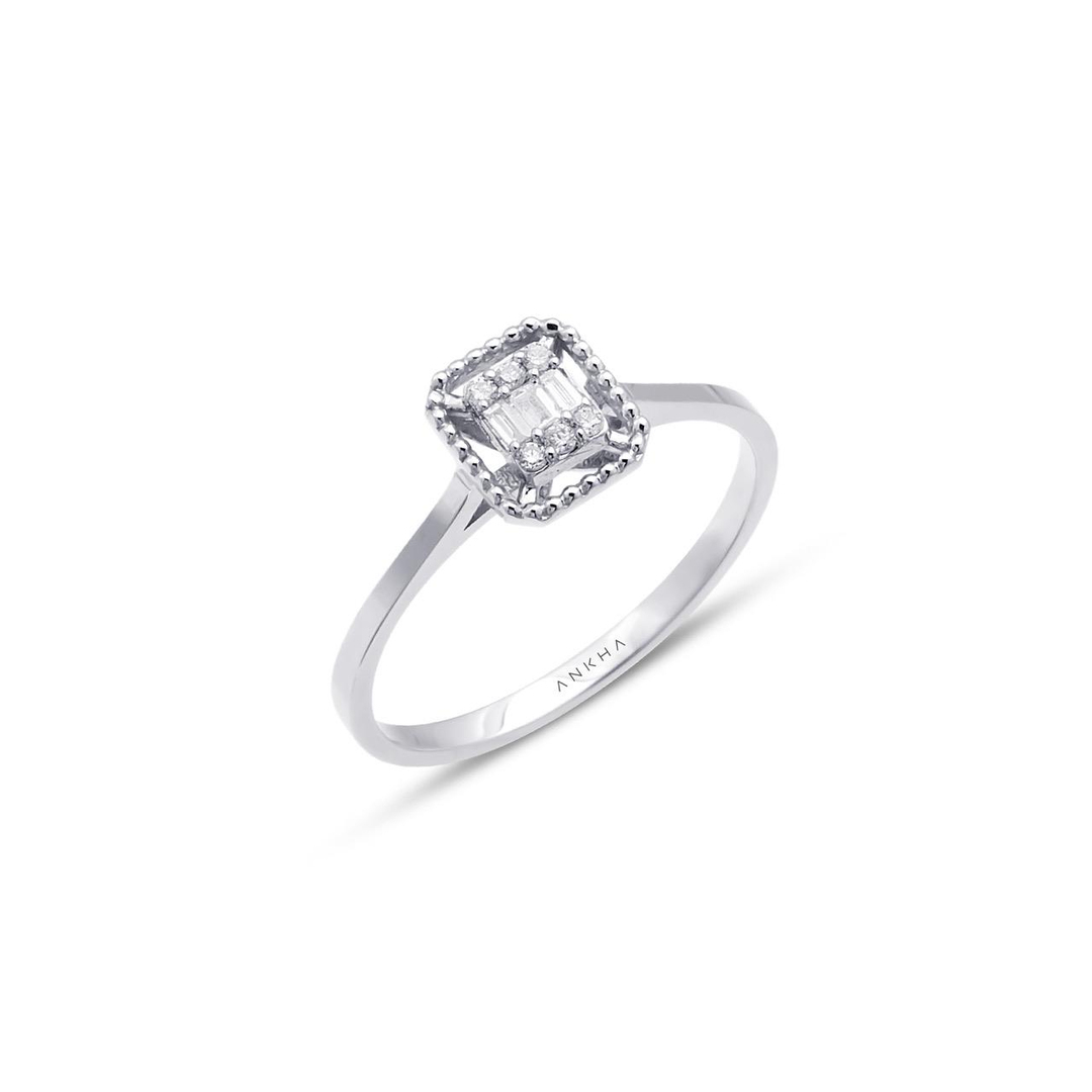 PIRLANTA BAGET YÜZÜK 0,04 CT