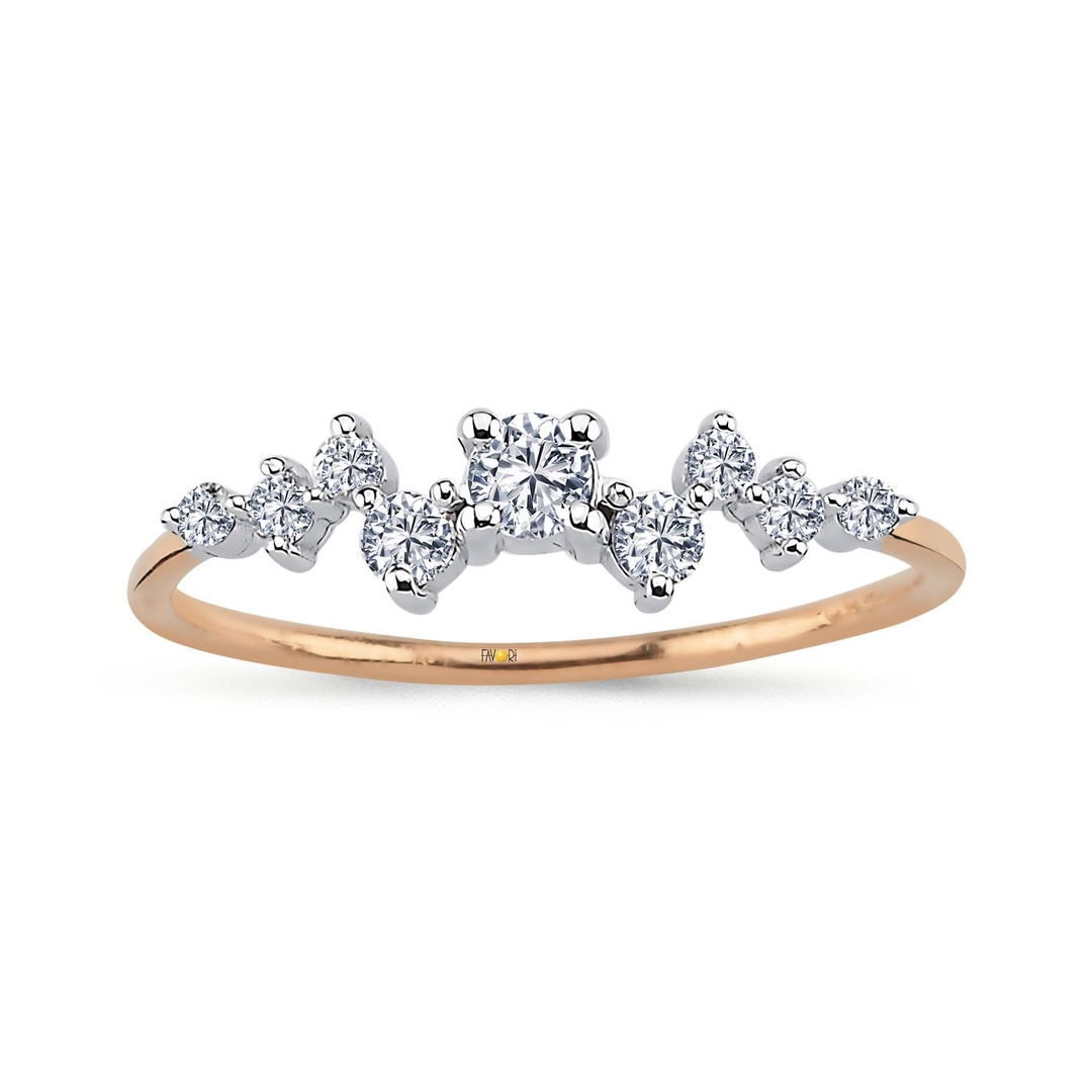 PIRLANTA FANTAZİ YÜZÜK 0.28 CT