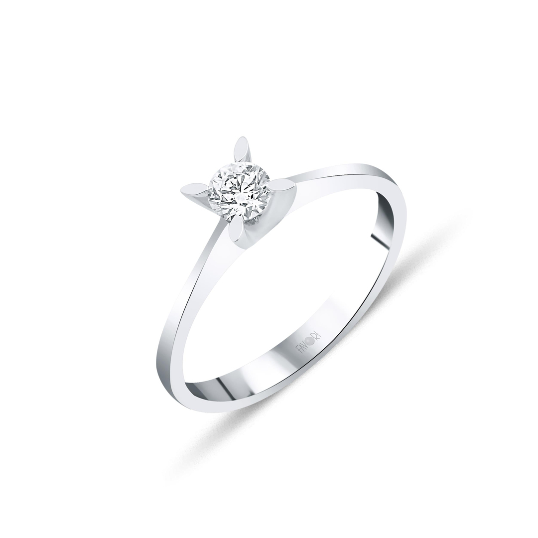 PIRLANTA TEKTAŞ YÜZÜK 0.35 CT