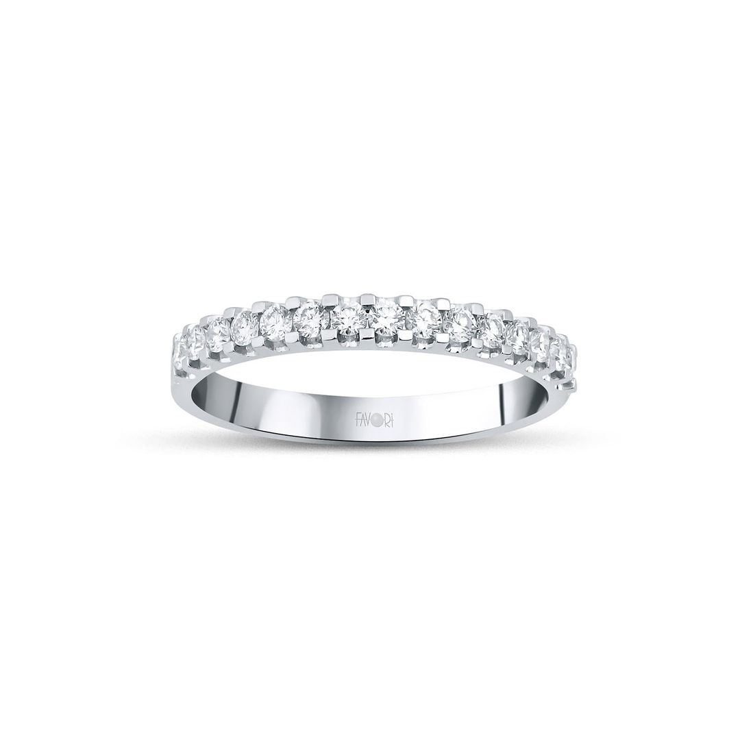 PIRLANTA YARIMTUR YÜZÜK 0.20 CT