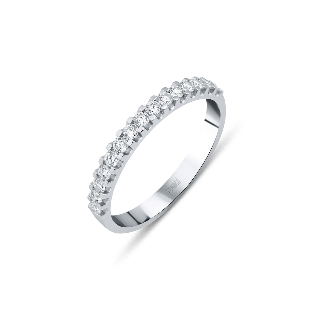 PIRLANTA YARIMTUR YÜZÜK 0.20 CT