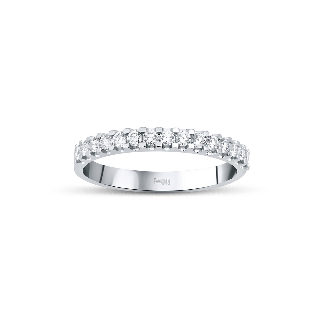 PIRLANTA YARIMTUR YÜZÜK 0.30 CT