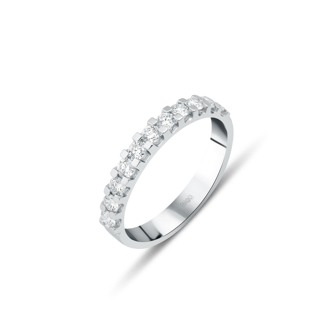 PIRLANTA YARIMTUR YÜZÜK 0.45 CT