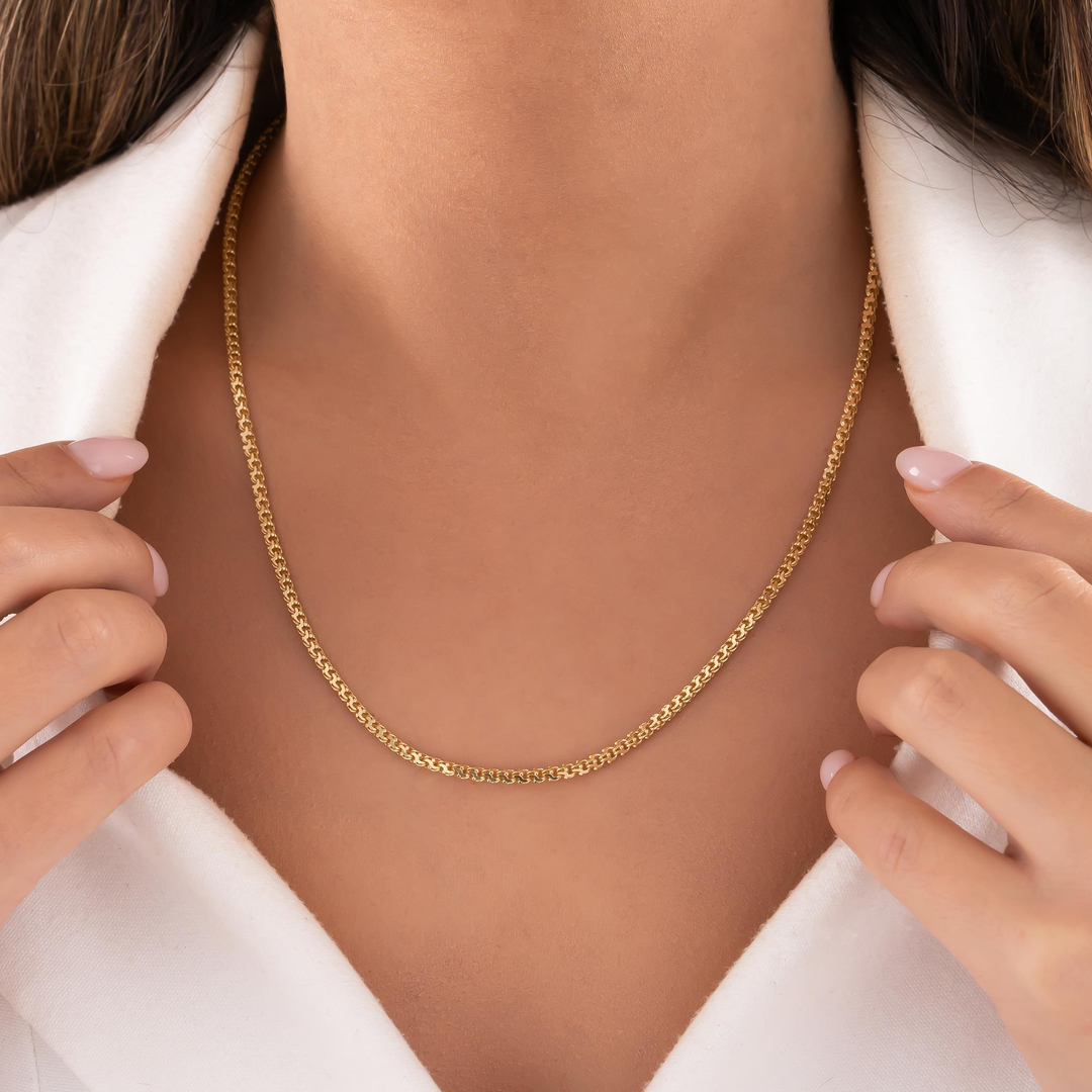 Trend 14 Ayar Altın Zincir 4 Mm