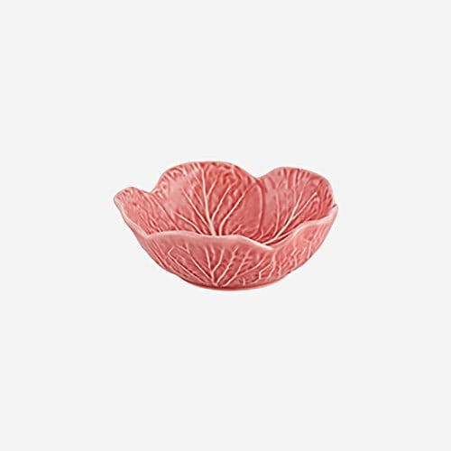 BORDALLO PINHEIRO Cabbage Pembe Seramik Servis Kasesi 17,5 Cm