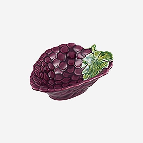 BORDALLO PINHEIRO Grapes Mor Seramik Servis Kasesi 18 Cm