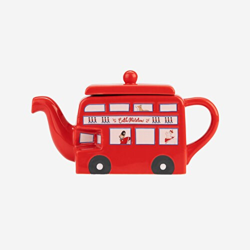 CATH KIDSTON London Kırmızı Stoneware Otobüs Formlu Demlik 1000 Ml