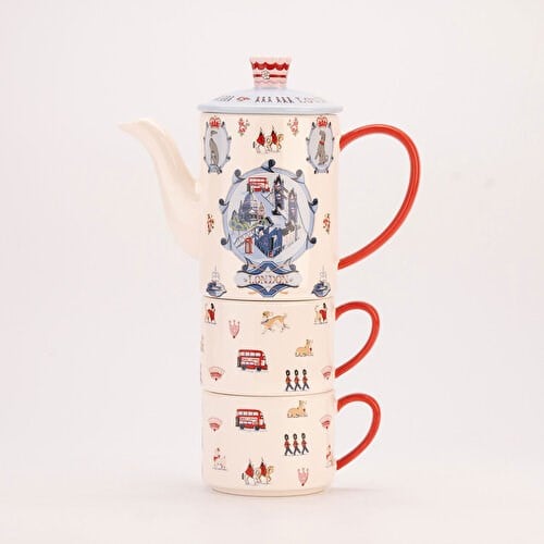 CATH KIDSTON London Mavi Stoneware Çay Fincan Seti 400 Ml