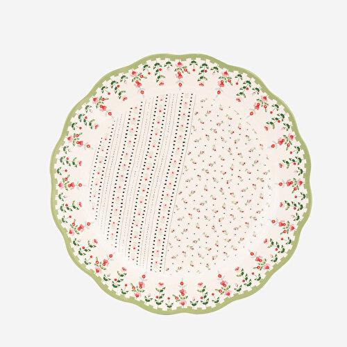 CATH KIDSTON Spring Birds Yeşil Stoneware Yemek Tabağı 26,5 Cm
