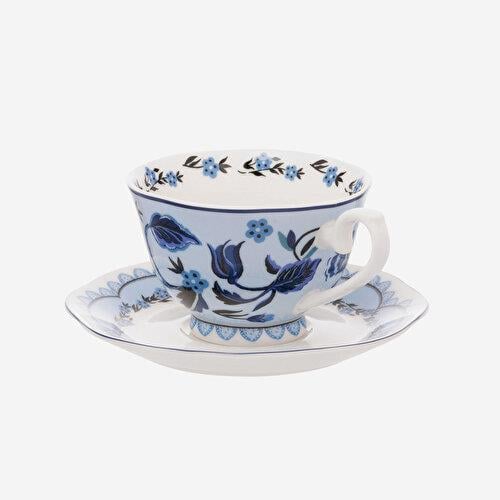 CATH KIDSTON Strawberry Garden Mavi Porselen Çay Fincanı 150 Ml