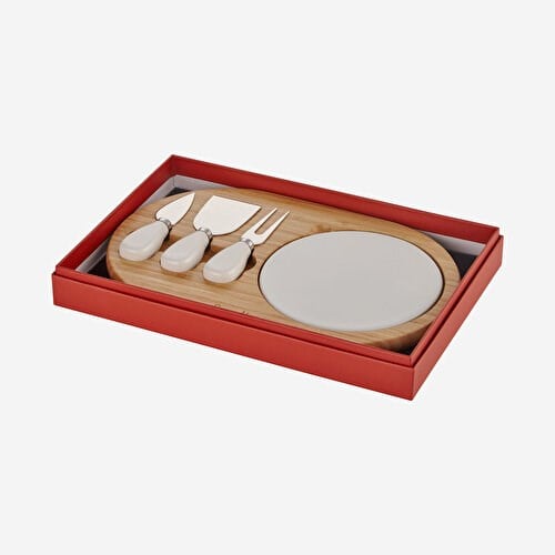 Chiara Alessi Acacia Elegance Kahverengi Ahşap Peynir Sunum Tabağı 31,5 × 20 × 1,5 Cm
