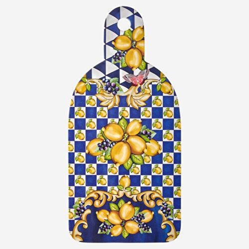 Chiara Alessi Capri Mavi Melamin Sunum Tahtası 34 Cm