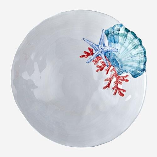 Chiara Alessi Coral Beyaz Melamin Kase 30 Cm