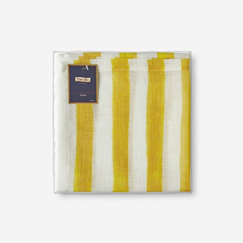 Chiara Alessi Cote D Azur Sarı Polyester Peçete 45X45 Cm