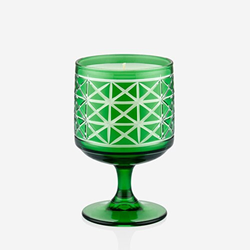 Chiara Alessi Luce Green Tea Yeşil Cam Mum 300 Ml