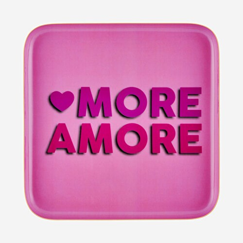Gift Company Lila Demir More Amore Tepsi 18,4X0,9X18,4 Cm