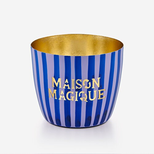 Gift Company Mavi Demir Maison Magique Mumluk 8X5x10 Cm