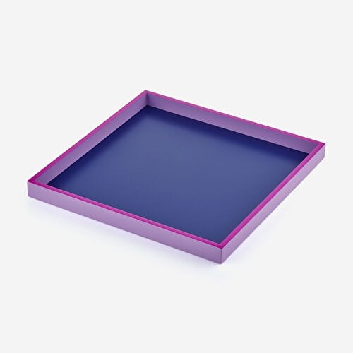 Gift Company Neon Mavi MDF Kare Tepsi 32X2,5X32 Cm