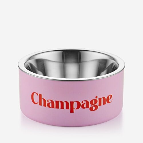 Gift Company Pembe Demir Çelik Champagne Mama Kabı 20X9x20 Cm